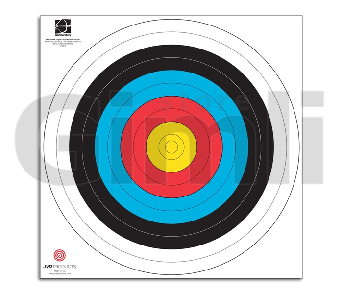 JVD: Target Face Fita 80 cm - Polyester - Waterproof 